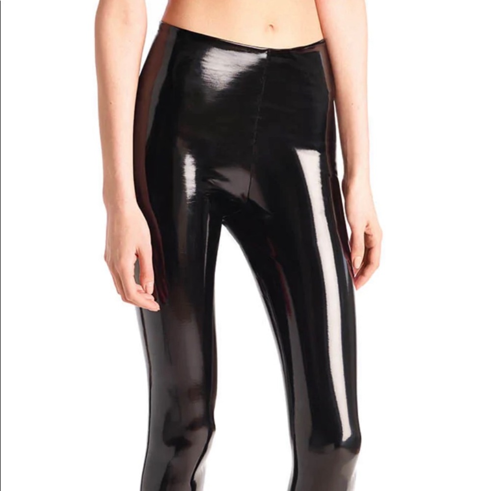 NWT Commando faux patent leather leggings. Size xl